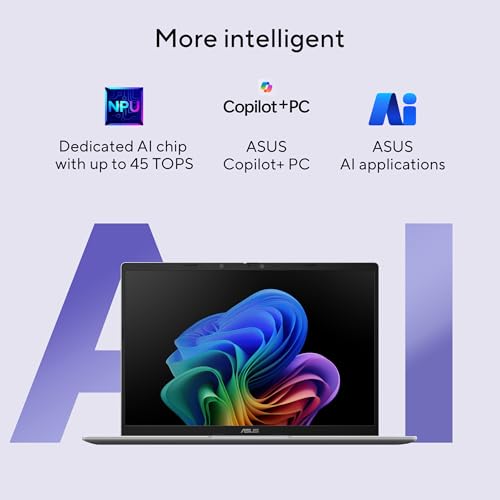 ASUS Vivobook 14,Smartchoice,AMD Ryzen AI 5 330,16GB RAM,512GB SSD, FHD+ 14", Win11,Office24,M365 Basic (1Yr)*, Cool Silver,1.46Kg,M1407KA-LY131WS, AMD Radeon iGPU, 50 Tops,Next-Gen AI Laptop,Copilot+