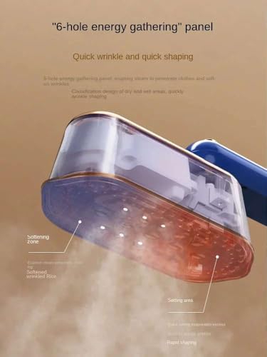 Portable Handheld Garment Steamer & Mini Iron: Wrinkle-Free Clothes in Seconds - Perfect for Travel & Home Use