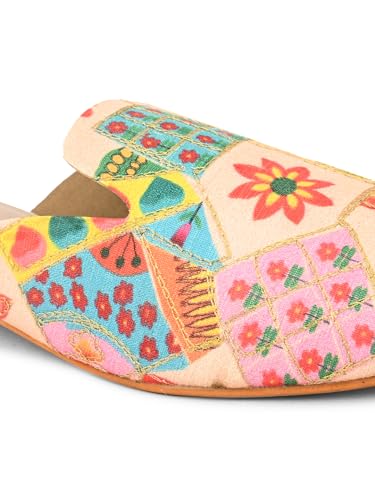 pelle albero Women Rose Gold Slip-On Mules Flats Sandals - PA-ES-1253_SULTAN_36