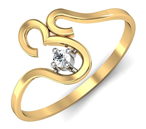 Avsar New Collection 18K (750) Yellow Gold and Diamond Ring