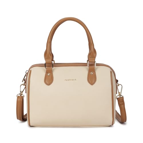 Fastrack Swirl Satchel | Women’s Faux-Leather Satchel| Dual Carry Handles, Adjustable Strap & Spacious Main Compartment