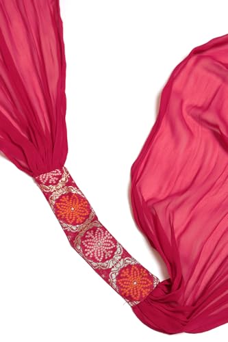 Soch Women's Viscose Georgette Salwar Suit (OWS5CD21981_Fuchsia