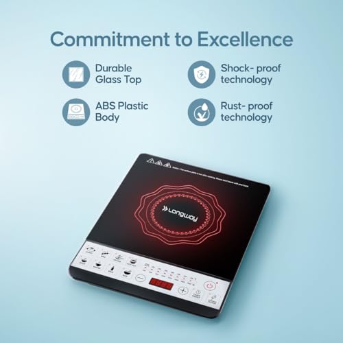 Longway Cruiser IC 2000 W Induction Cooktop - Black,Push Button