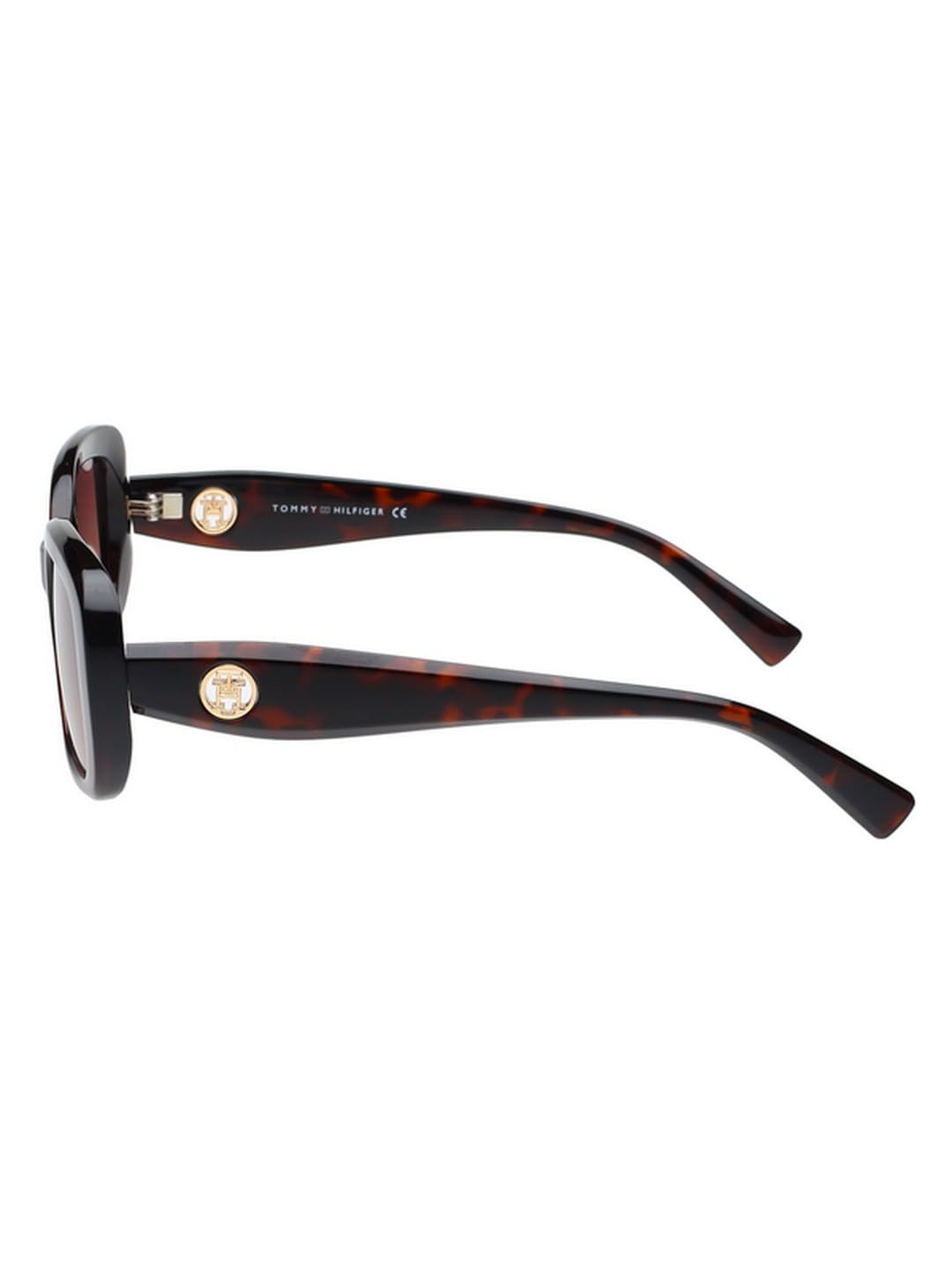 Tommy Hilfiger Sunglasses | Brown Lens | Havana Frame | Full Rim Square Shape Branded Latest and Stylish Non Polarized Eyewear | 100% UV Protection | Unisex Sunglasses| Size Medium | TH 1595 C2 53