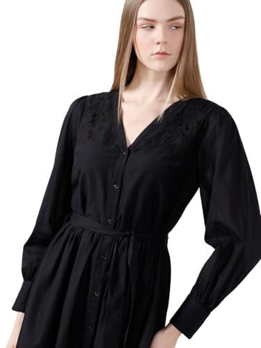 VERO MODA Women Fit and Flare Black Dress