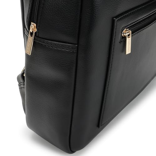 Fastrack Zipmode Backpack | Faux-Leather Women's Backpack | Tablet Compatible Up To 11" | Stylish Daypack With Quick-Access Pocket