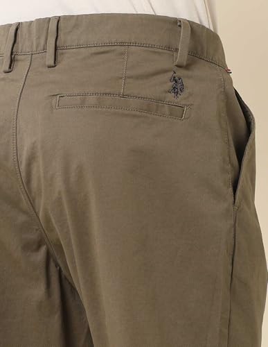 U.S. POLO ASSN. Men's Chino Shorts (USSRT1909_Brown