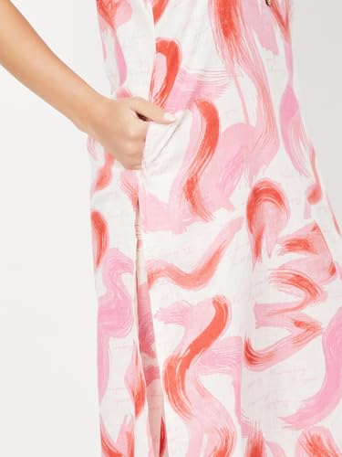 Max Women's Cotton Blend Kurta Set (CTKST54051B_Light Pink