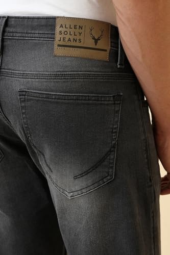 Men Charcoal Dark Wash Jeans