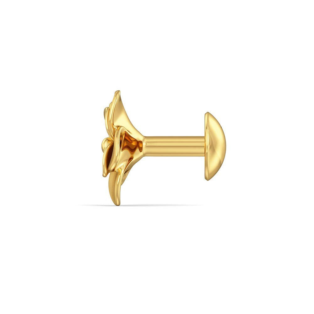 Joyalukkas Impress Collection 22k Yellow Gold Stud Earrings for Women