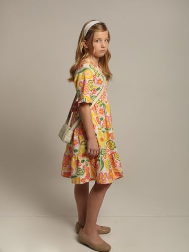 VERO MODA Girl Multicolor Fit & Flare Dress