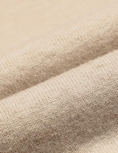 U.S. POLO ASSN. Men's Beige Solid Turtle Neck Long Sleeve Casual Acrylic Regular Fit Pullover Sweater USSWE2253Beige3XL