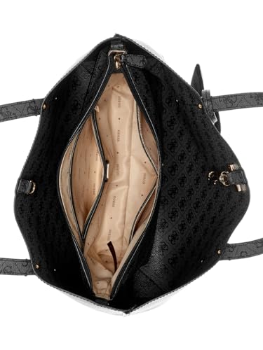 GUESS Coal Logo Printed Brenton Tote Bag