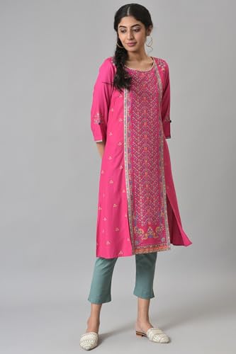 W Cotton Blend Strechable Slim Pants for Women | Cotton Blend Slim Pants for Women | Trousers for Women | W for Woman