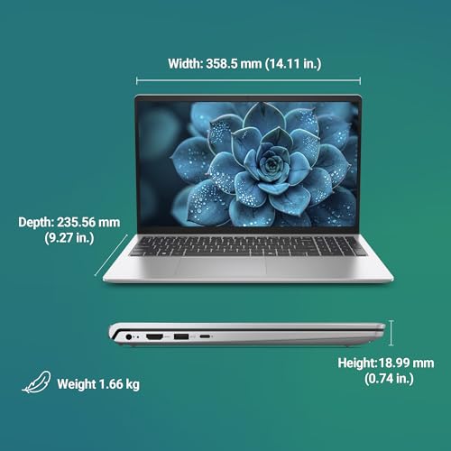Dell 15 Ai Powered Laptop, Intel Core Ultra 7 255H, 16GB DDR5 RAM, 512GB SSD, 15.6" FHD Anti-Glare Display, Intel Arc Graphics, Backlit Keyboard, Dedicated Copilot Key, Silver, Win11 Home + MSO H&S'24