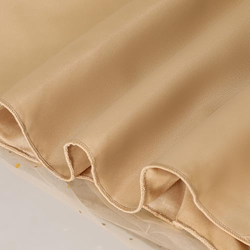 Hopscotch Girls Beige Sleeveless Sequin Bodice Gown for Age (6-8 Years)