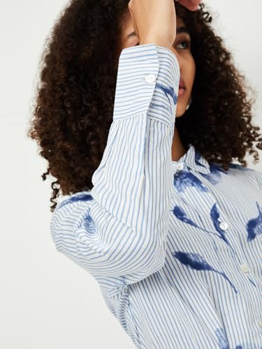 Max Women's Cotton A-Line Midi Dress (WB55002_Indigo