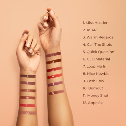 LoveChild Masaba Statement Matte Lipstick, ASAP (Dark Brown), Smooth Glide, Bold Matte Finish, Long-Lasting Lipsticks With Mango Butter Nourishing and Intense Color Payoff, Lightweight, 4g