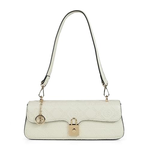 tresmode WARSAW White Vegan Leather Shoulder Bag