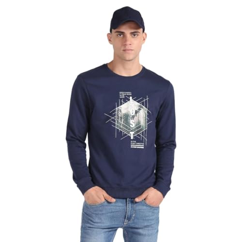 Graphic Print Cotton Sweatshirt
