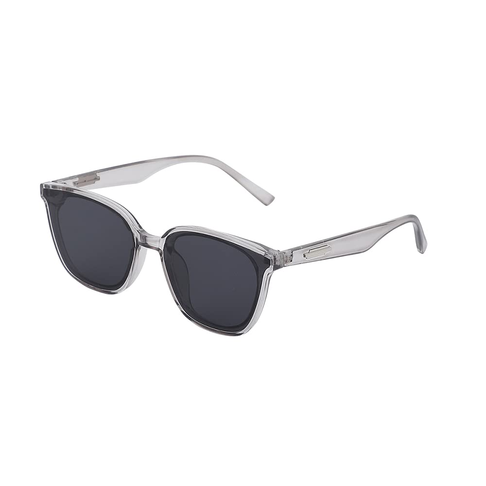 Carlton London-Premium-Men's-Transparent Toned Polarised and UV Protected Lens Rectangle Sunglasses
