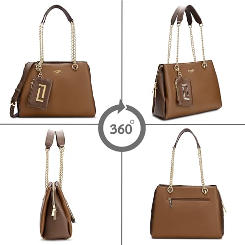 Lavie Luxe Women's Duo Ashley Satchel Bag | Satchel Handbag For Work | Ladies Purse | Stylish Shoulder Bag | Gift For Women