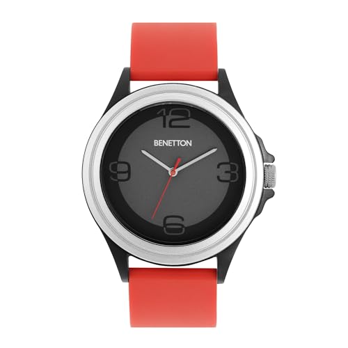 United Colors of Benetton Men Grey Round Resin Dial Analogue Watch- UWUCG0306