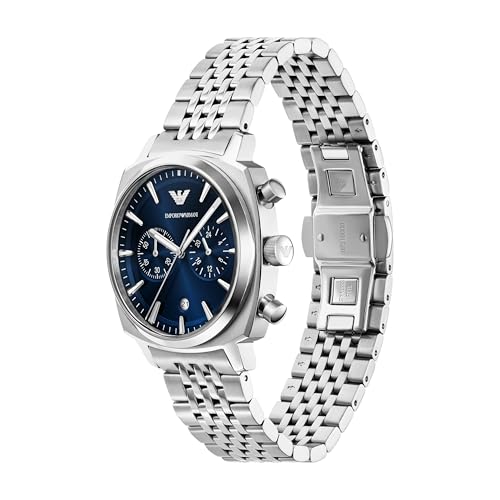 Emporio Armani Silver Quartz Stainless Steel Watch AR11688
