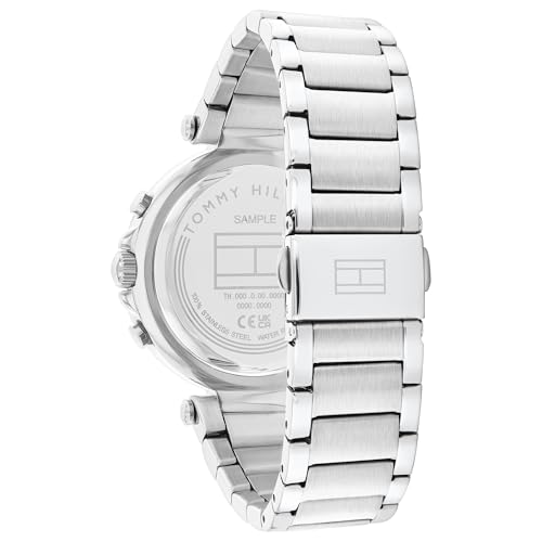 Tommy Hilfiger Multifunction Silver Dial Stainless Steel Strap Watch for Women