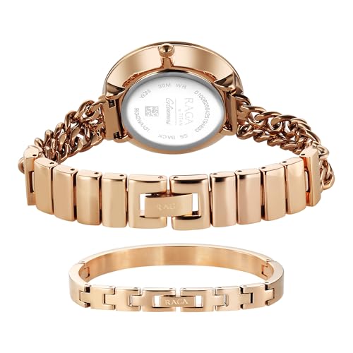 Titan Raga Glimmers Quartz White Round Dial Women's Watch | Water Resistant Watch | Watches for Women Analog - 95342WM01F