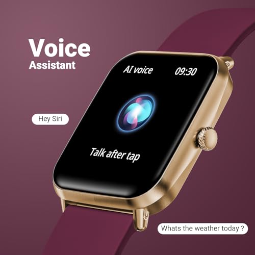 Fire-Boltt Ninja Call Pro Plus Fusion Smart Watch 1.83 inch with Bluetooth Calling, AI Voice Assistance, 100 Sports Modes IP67 Rating, 240 * 280 Pixel High Resolution (Wine)