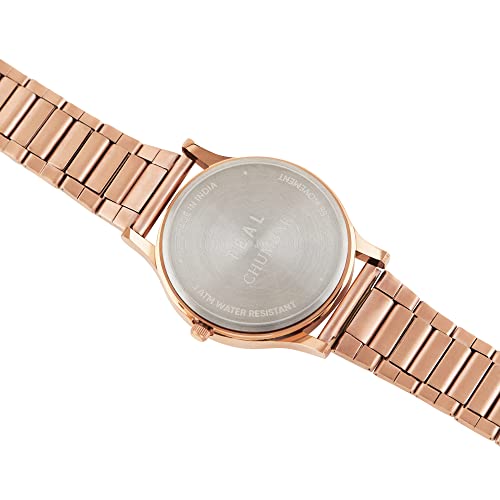 TEAL BY CHUMBAK Round Dial Analog Hand Watch for Women, Gifts for Women/Girls/Ladies, Stylish Fashion Watch for Casual/Work