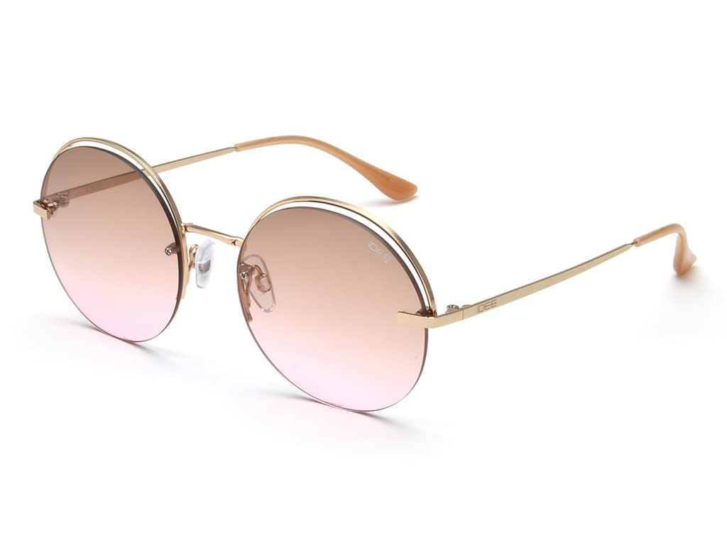 IDEE 100% UV protected sunglasses for Women | Size- Large | Shape- Round | Model- IDS2780C2SG