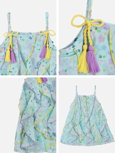 nauti nati Girl's Georgette A-Line Knee-Length Casual Dress (NNNGTW010182_Blue_18 Months-24 Months)