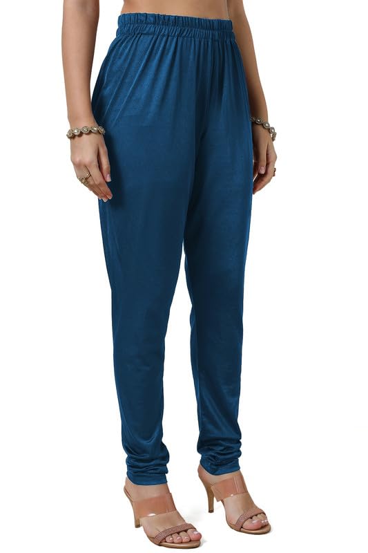 Soch Womens Teal Chinon Blend Embellished U Neck Gown with Sequins