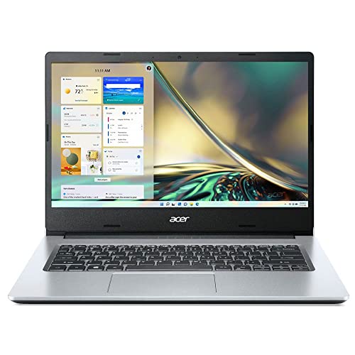 acer Aspire 3 Laptop (Made in India) (Intel Celeron Dual -Core Processor N4500 | Windows 11 Home | 8 GB | 256GB SSD | Weight : 1.45 Kg| Silver) A314-35 with 35.56 Cm (14-Inch) HD Display