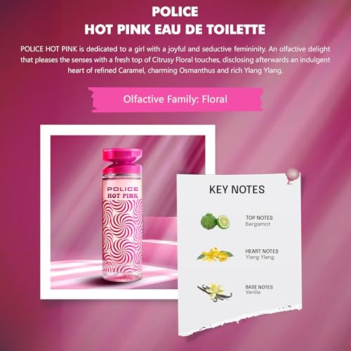 Police Hot Pink Eau de Toilette for Women - 100ml