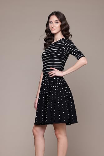 Label RITU KUMAR Black Aubrey Skater Dress