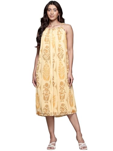 Aarke Ritu Kumar Ecru Paan Patta Midi Dress