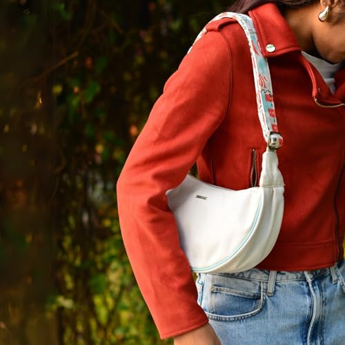 Eco Right Crossbody Bag, Sling Bag, Side Bag - Stylish Women's Purse With Adjustable Cotton Strap, Blue