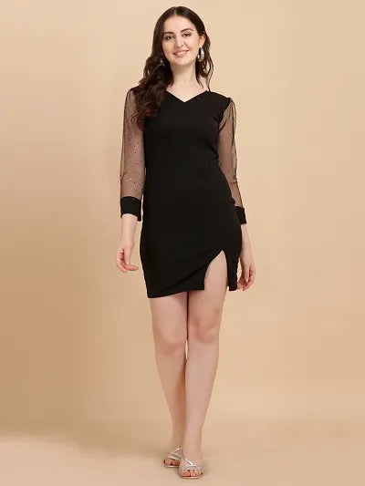 Stylish Fancy Designer Crepe Dresses For Women