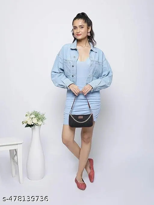 Zouk Jet Black Baguette