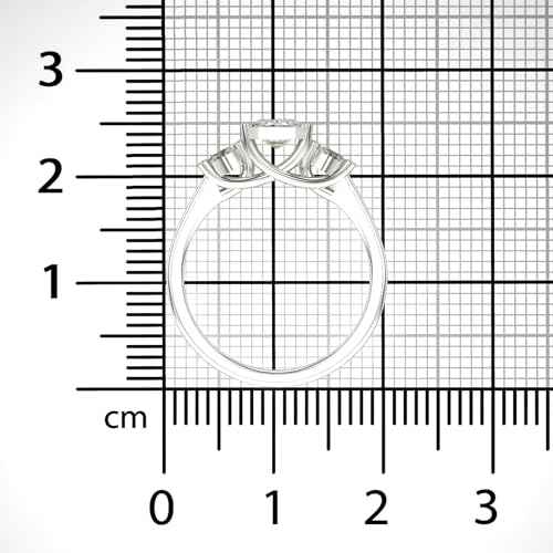 VALANOVA Hallmarked 18K Gold & Certified Lab Grown Diamond 1.18cts | Ring For Women's/Girls | Stylish & Elegant | VGR0461E | Ring Size: 17