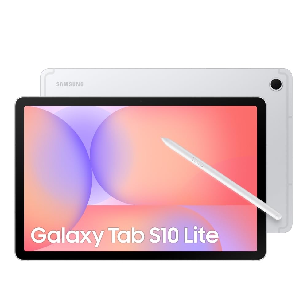 Samsung Galaxy Tab S10 Lite with AI, S Pen in-Box, 27.7 cm (10.9 inch) TFT LCD Display, 6 GB RAM, 128 GB Storage, Wi-Fi Tablet, Silver