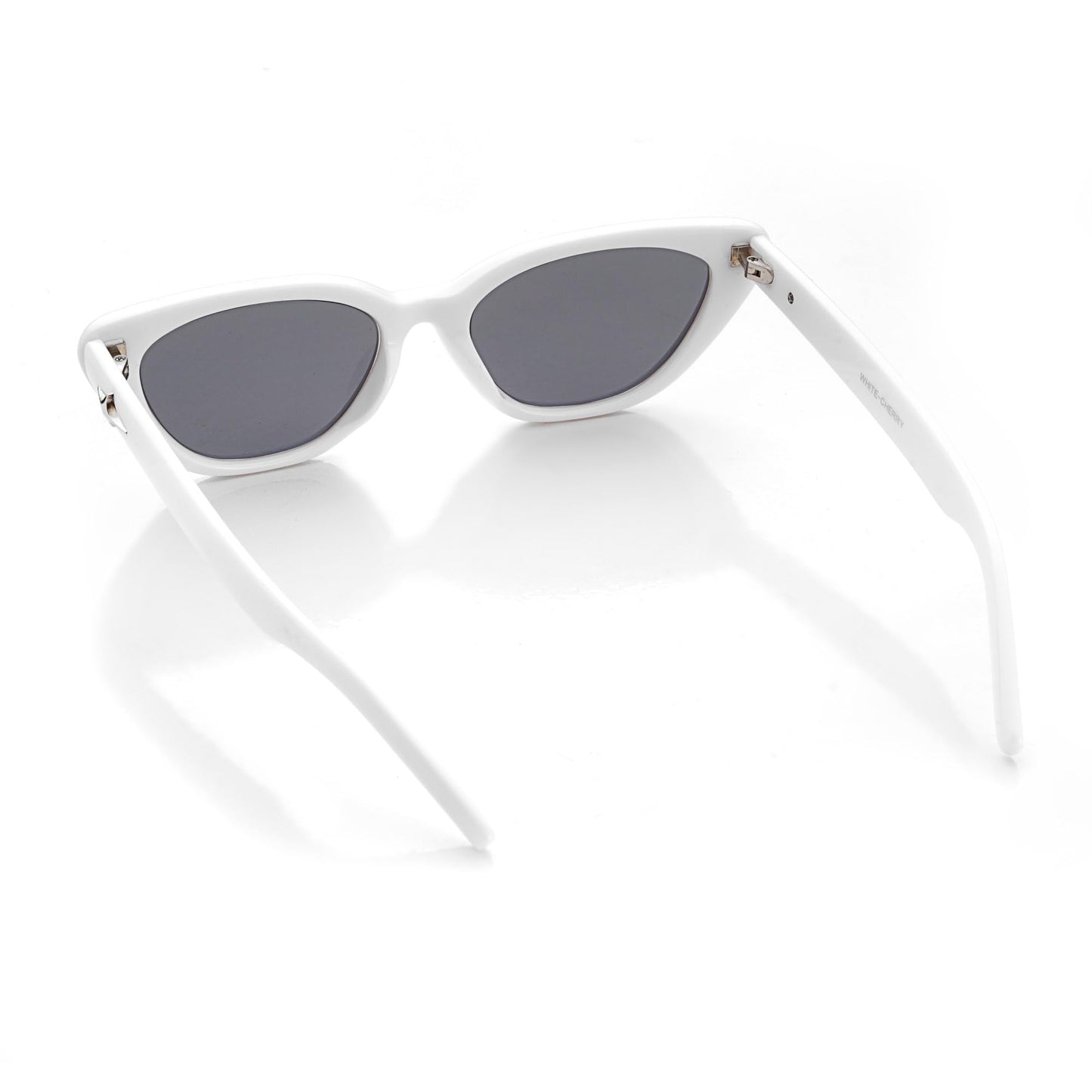 Vibe lens Retro Stylish Cat Eye Sunglasses for Women Stylish | Black Polycarbonate Frame | UV400 Protection | Trendy Cateye Goggles for Woman | Shades for Adult
