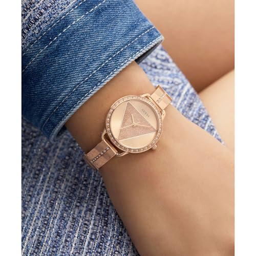GUESS Analog Rose Gold Dial Women's Watch-GW0914L3
