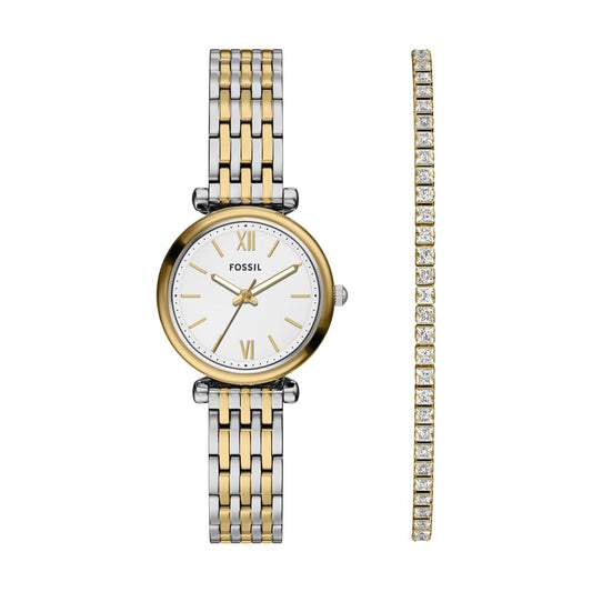 Fossil Carlie 2-Tone Watch Set ES5450SET