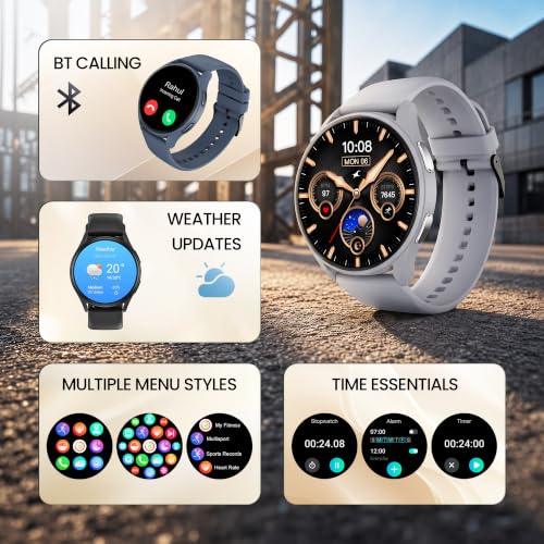 Fastrack Revoltt XR1 Pro 1.43" AMOLED Stylish Smartwatch | 1.43" AMOLED, BT Calling, 100+ Cloud Watch Faces & Health Tracking