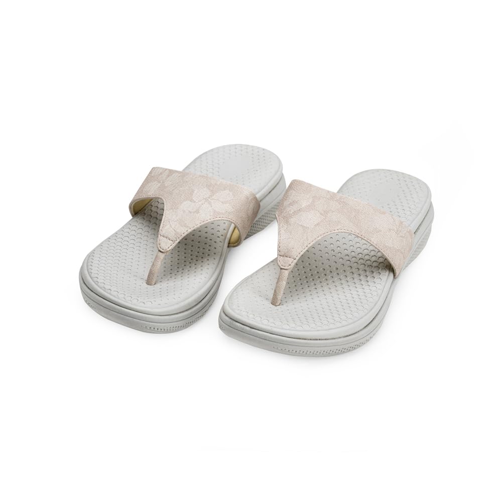 Indifeet Orthopedic Chappals for Women, Women's Stylish Doctor Slippers Footwear, Ladies Fancy Soft Sandal Slipper, Woman Latest Casual Thong Chappal, Lady Fashion Best Daily Use Sandals, Peach