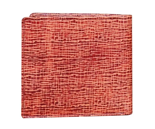 Calfnero Men's RFID Blocking - RFID Protected Genuine Leather Wallet - Men's RFID Wallet (Brown)